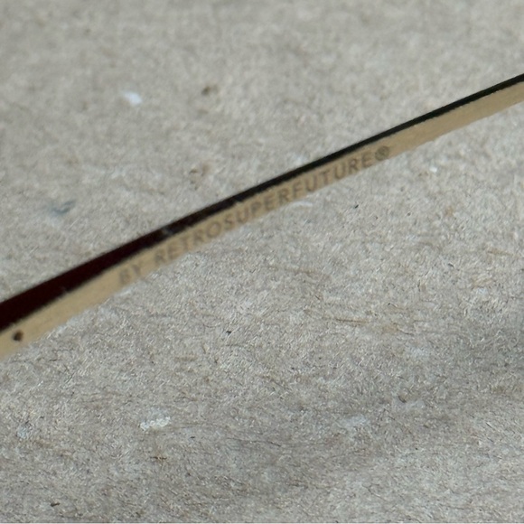 Retrosuperfuture Tema Optical Oro gold aviator eyeglasses - Picture 6 of 10